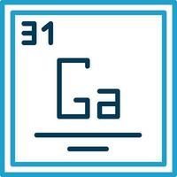 Gallium Vektor Symbol Design