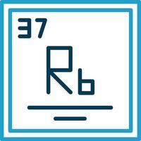 Rubidium Vektor Symbol Design