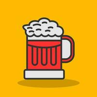 Bier Becher Vektor Symbol Design