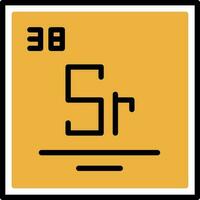 strontium vektor ikon design