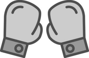 boxning handskar vektor ikon design