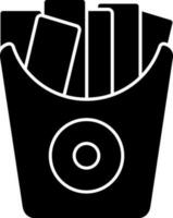 gebraten Kartoffeln Vektor Symbol Design