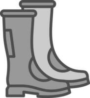 Stiefel-Vektor-Icon-Design vektor