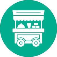 Food Cart Vektor-Icon-Design vektor