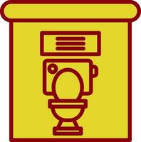 Toiletten-Vektor-Icon-Design vektor