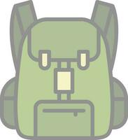 Rucksack-Vektor-Icon-Design vektor