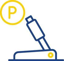 Parkplatz Bremse Vektor Symbol Design