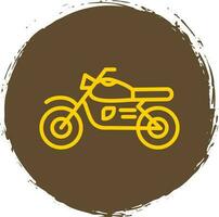 Motorrad-Vektor-Icon-Design vektor