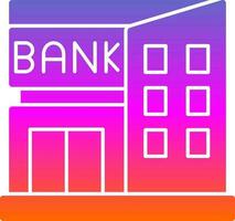 Bank-Vektor-Icon-Design vektor