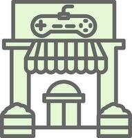 Game Store-Vektor-Icon-Design vektor