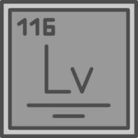 livermorium vektor ikon design