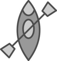 kajak vektor ikon design