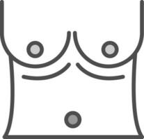 Brust Vektor Symbol Design