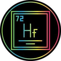 Hafnium Vektor Symbol Design