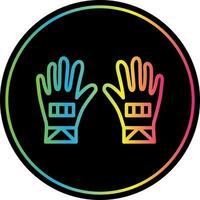 Handschuhe-Vektor-Icon-Design vektor