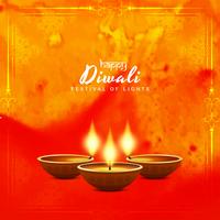 Abstrakt Glad Diwali vektor bakgrund