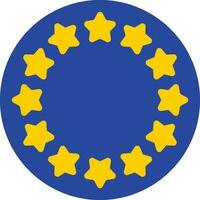 europeisk union vektor ikon design