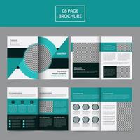 Firmenprofil Geschäftsbericht Broschüre vektor