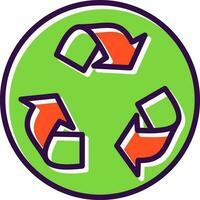 Recycling-Vektor-Icon-Design vektor