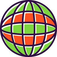 Welt Globus Vektor Symbol Design