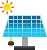Solarenergie-Vektor-Icon-Design vektor