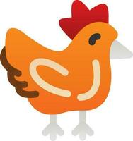 Huhn-Vektor-Icon-Design vektor