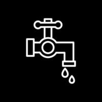 Wasserhahn-Vektor-Icon-Design vektor