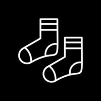 Socken-Vektor-Icon-Design vektor