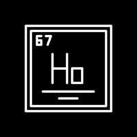 Holmium Vektor Symbol Design