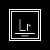 Lawrencium Vektor Symbol Design