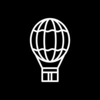 Heißluftballon-Vektor-Icon-Design vektor