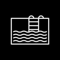 Schwimmbad-Vektor-Icon-Design vektor