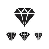 Diamant und Juwel Design Vektor Logo Vorlage Symbol