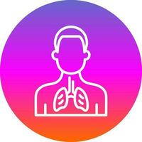 astma vektor ikon design