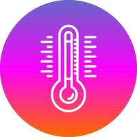 Thermometer-Vektor-Icon-Design vektor