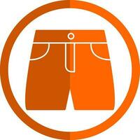 Shorts-Vektor-Icon-Design vektor