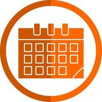 Kalender-Vektor-Icon-Design vektor