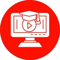 utbildning video vektor ikon design