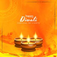 Abstrakt Glad Diwali vektor bakgrund