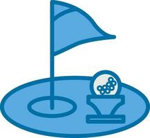Golf Loch Vektor Symbol Design