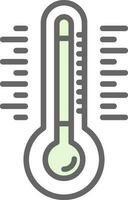 termometer vektor ikon design