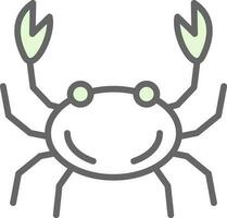 krabba vektor ikon design