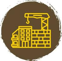 Baustelle-Vektor-Icon-Design vektor