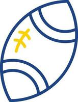 Rugby Ball Vektor Symbol Design