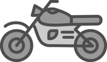 Motorrad-Vektor-Icon-Design vektor