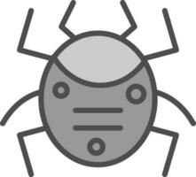 Bug-Vektor-Icon-Design vektor