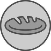 Brot-Vektor-Icon-Design vektor