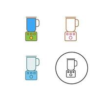 kaffe blandare vektor ikon