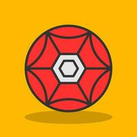 Fußball-Vektor-Icon-Design vektor