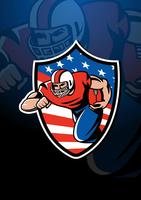 American Football Spieler vektor